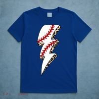 Leopard Baseball Lightning Bolt Baseball Mom Game Day Meaningful Gift T-Shirt thumb 5