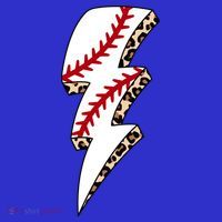 Leopard Baseball Lightning Bolt Baseball Mom Game Day Meaningful Gift Coaster thumb 2