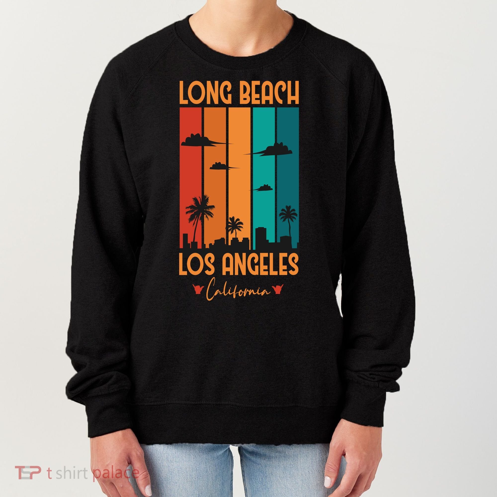 Long Beach Los Angeles California Women's Sweatshirt