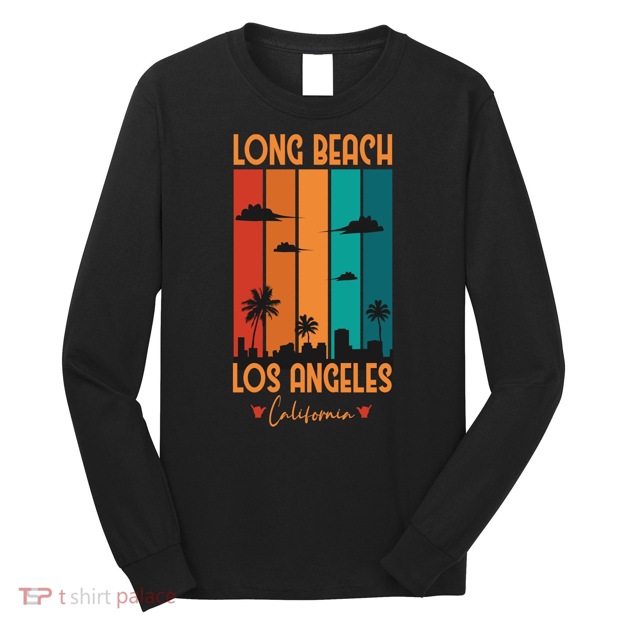 Long Beach Los Angeles California Long Sleeve Shirt