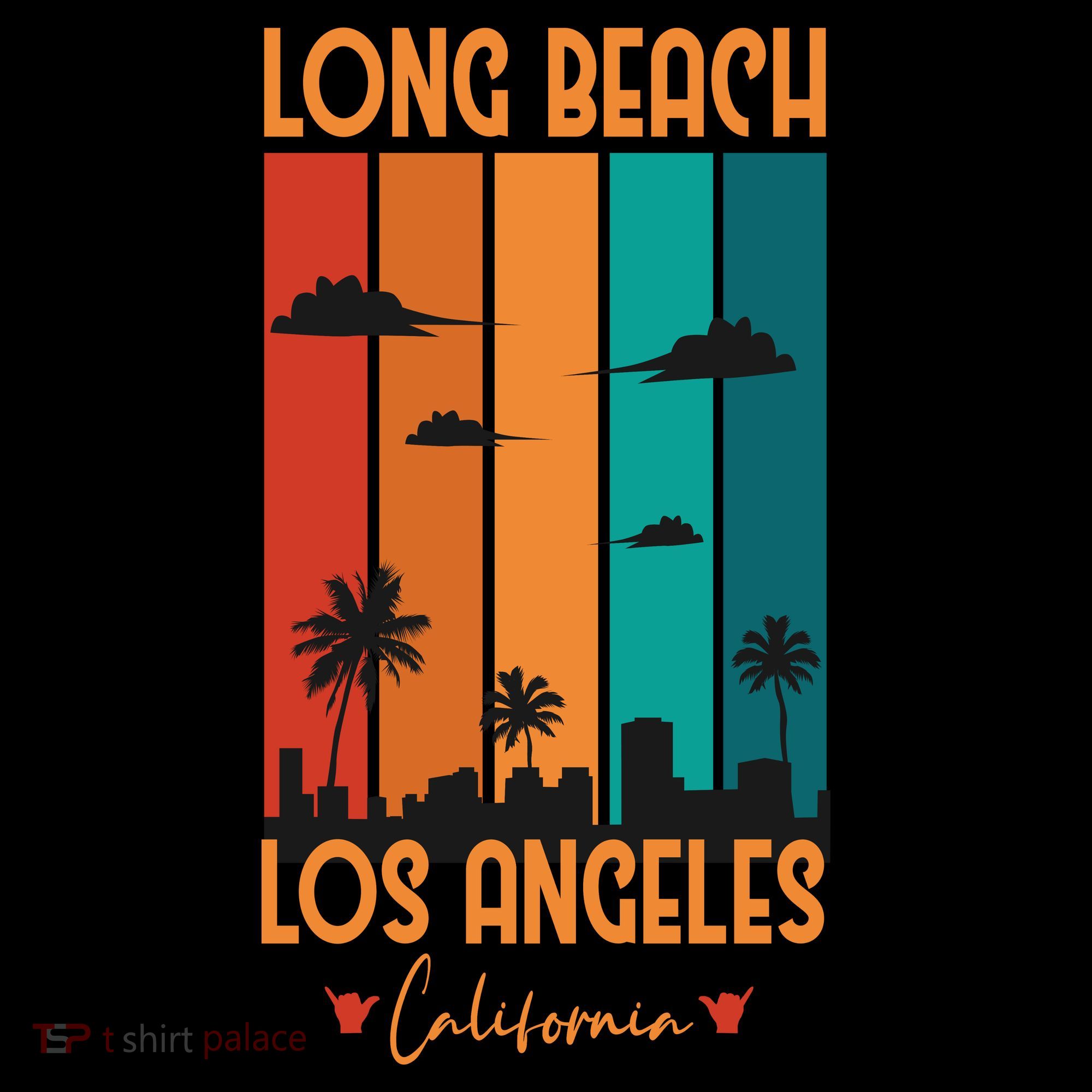 Long Beach Los Angeles California Women's Hoodie