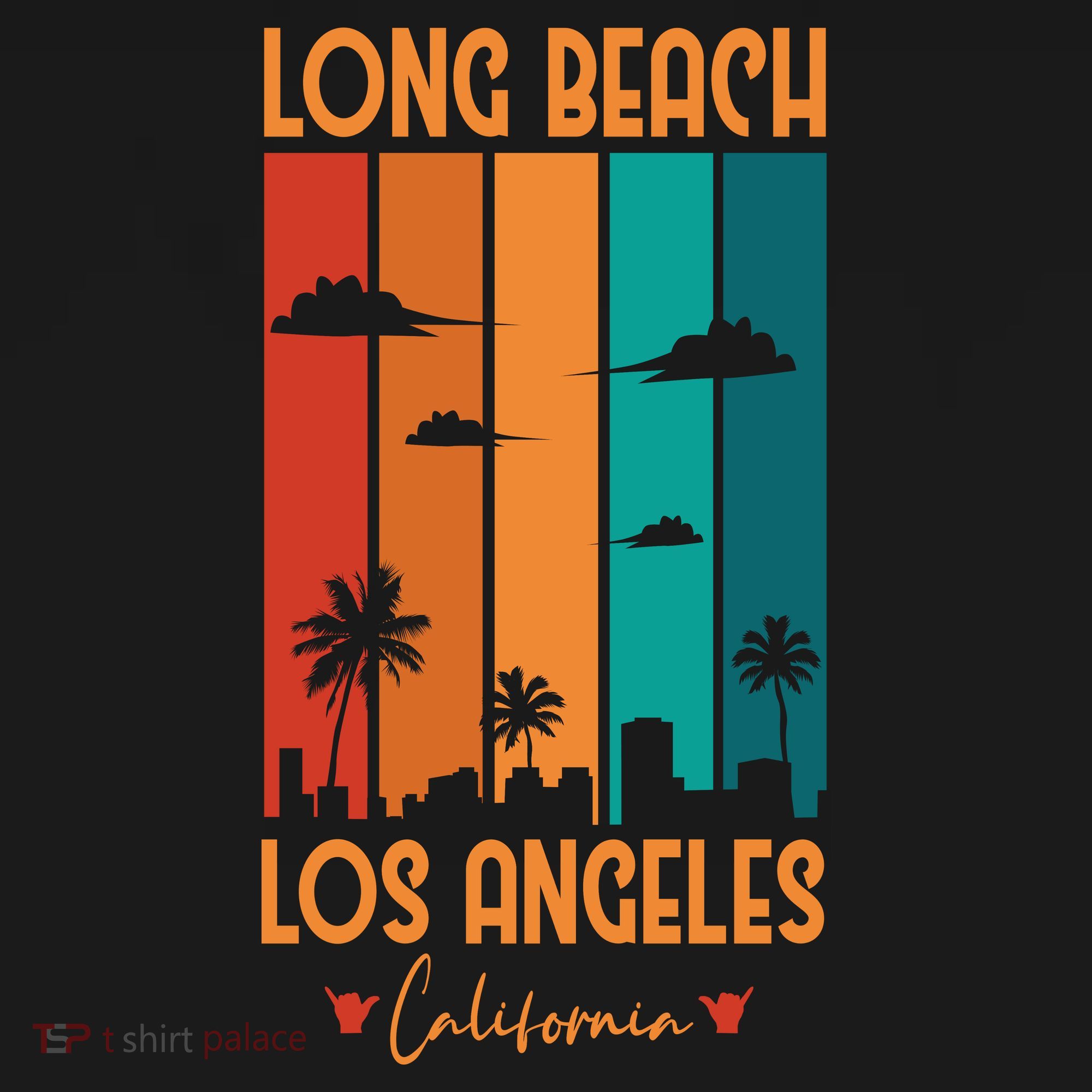 Long Beach Los Angeles California Baby Bodysuit