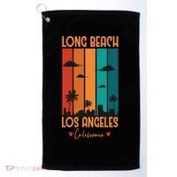 Long Beach Los Angeles California Golf Towel thumb 0