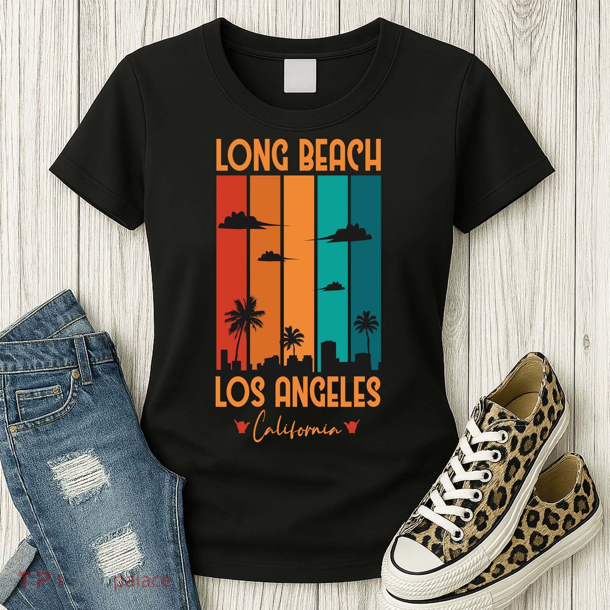 Long Beach Los Angeles California Women's T-Shirt