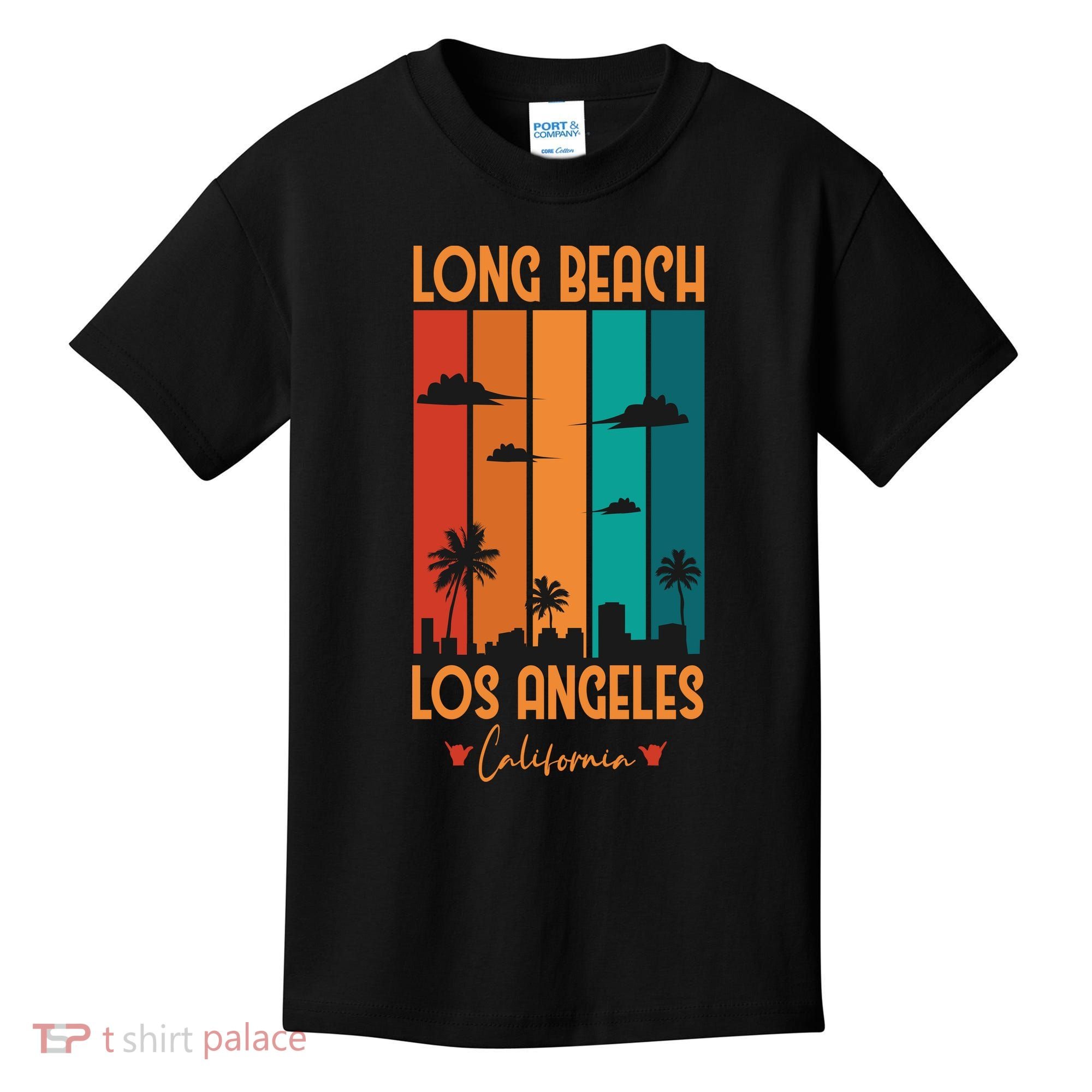 Long Beach Los Angeles California Kids T-Shirt
