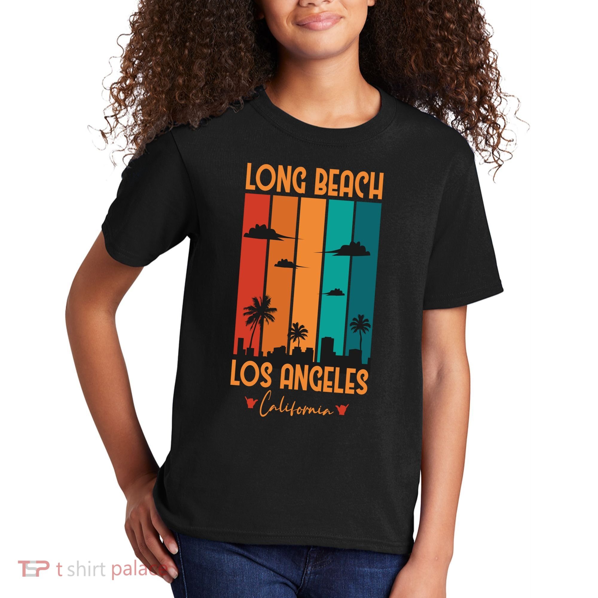 Long Beach Los Angeles California Kids T-Shirt