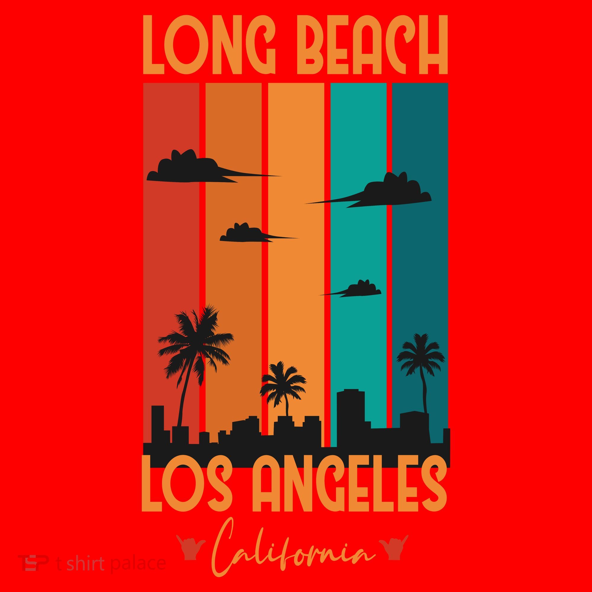 Long Beach Los Angeles California Santa Hat