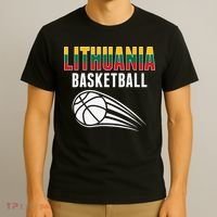 Lithuania Basketball Lovers Jersey Lithuanian Sport Fans T-Shirt thumb 3