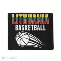 Lithuania Basketball Lovers Jersey Lithuanian Sport Fans Mousepad thumb 0