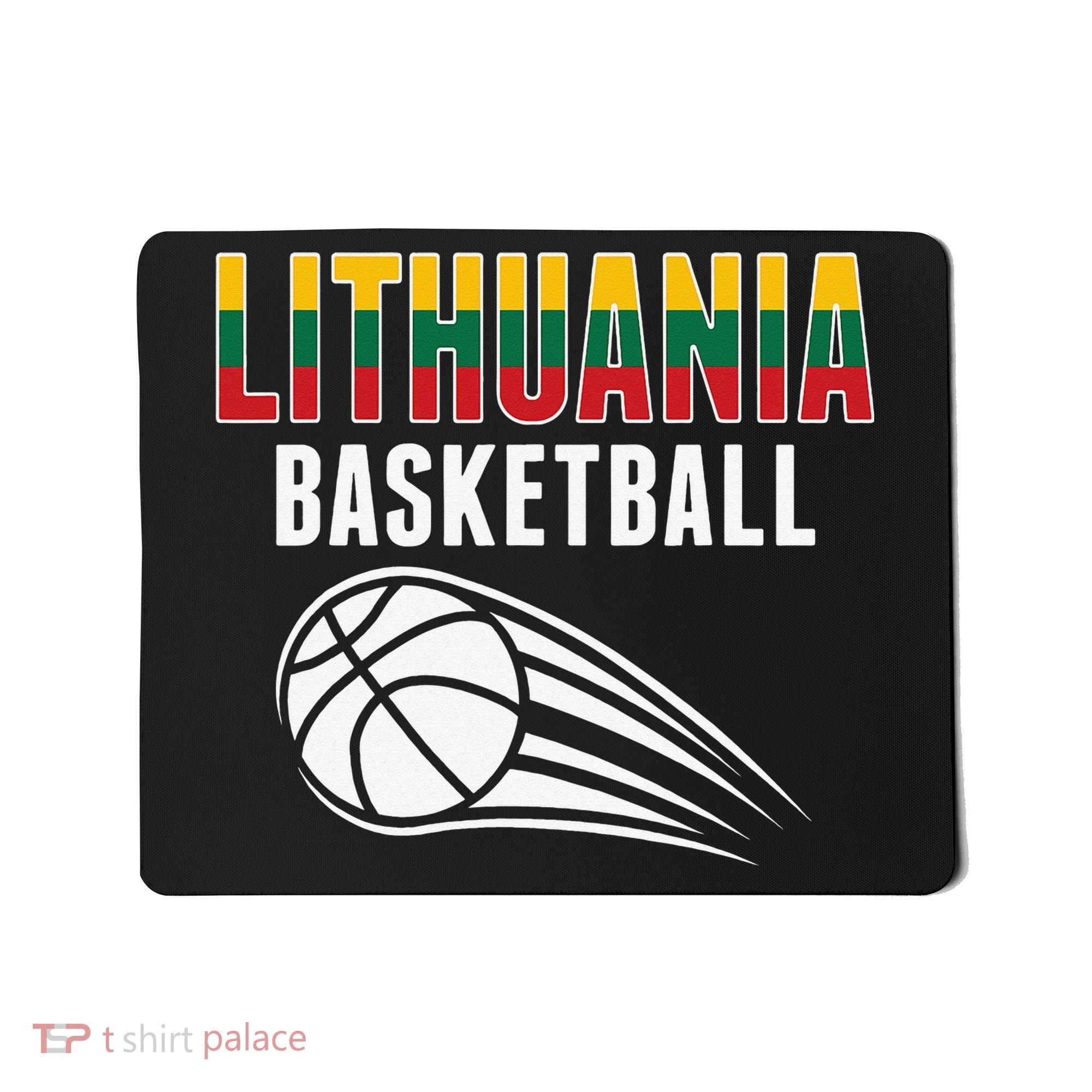 Lithuania Basketball Lovers Jersey Lithuanian Sport Fans Mousepad