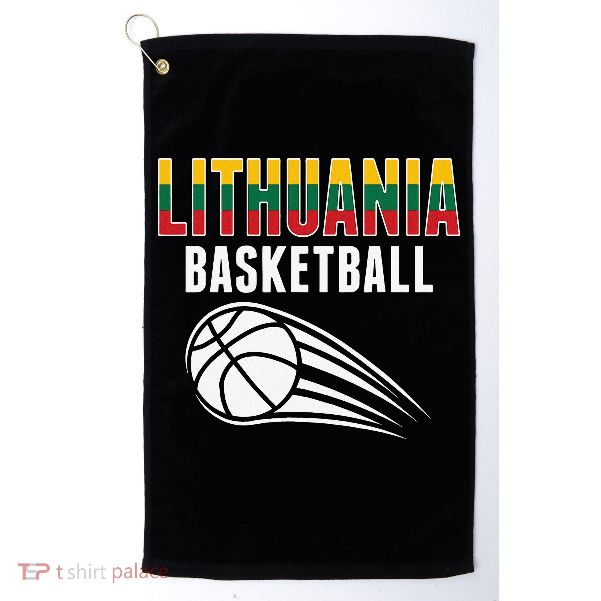 Lithuania Basketball Lovers Jersey Lithuanian Sport Fans Golf Towel