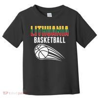 Lithuania Basketball Lovers Jersey Lithuanian Sport Fans Toddler T-Shirt thumb 0