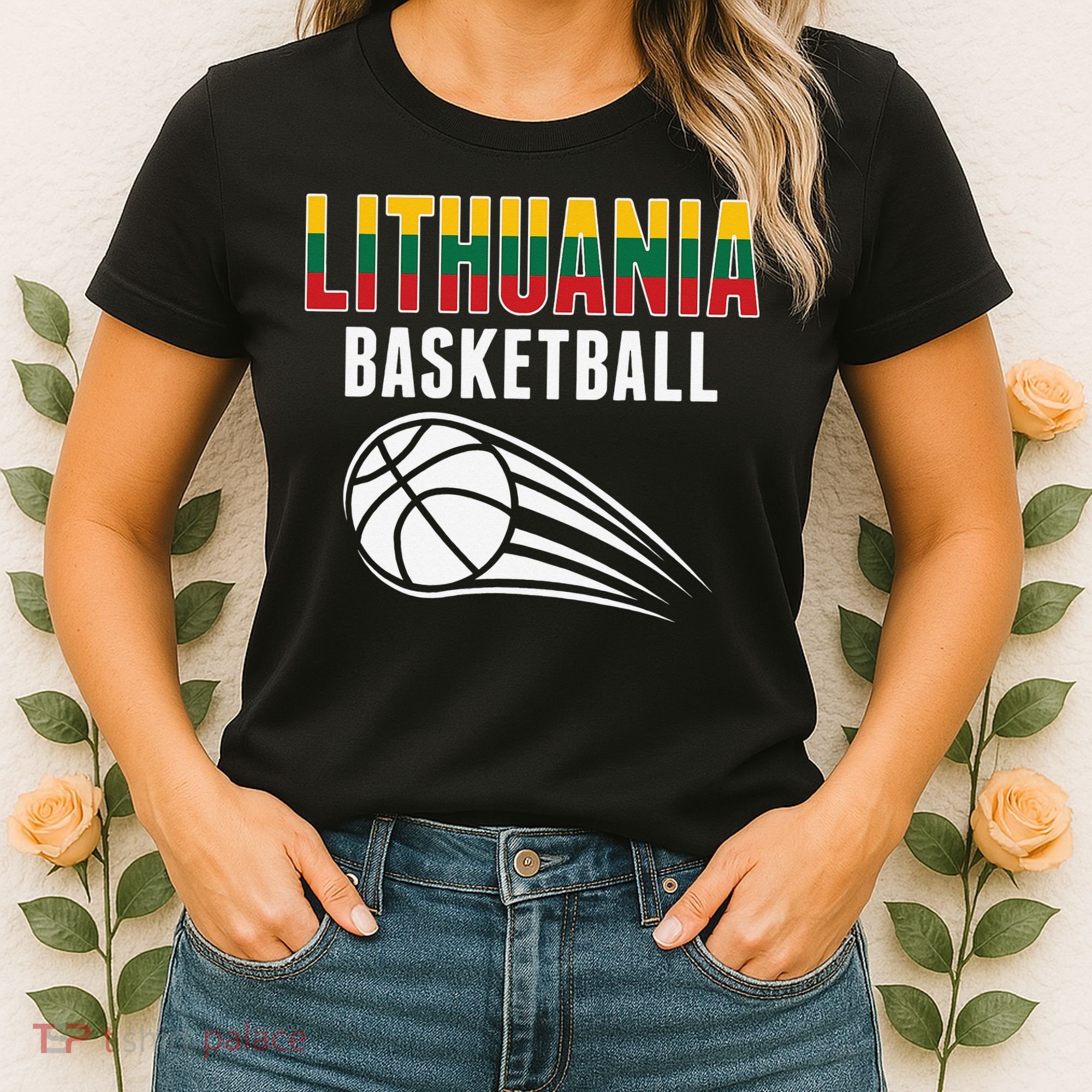 Lithuania Basketball Lovers Jersey Lithuanian Sport Fans Women's T-Shirt