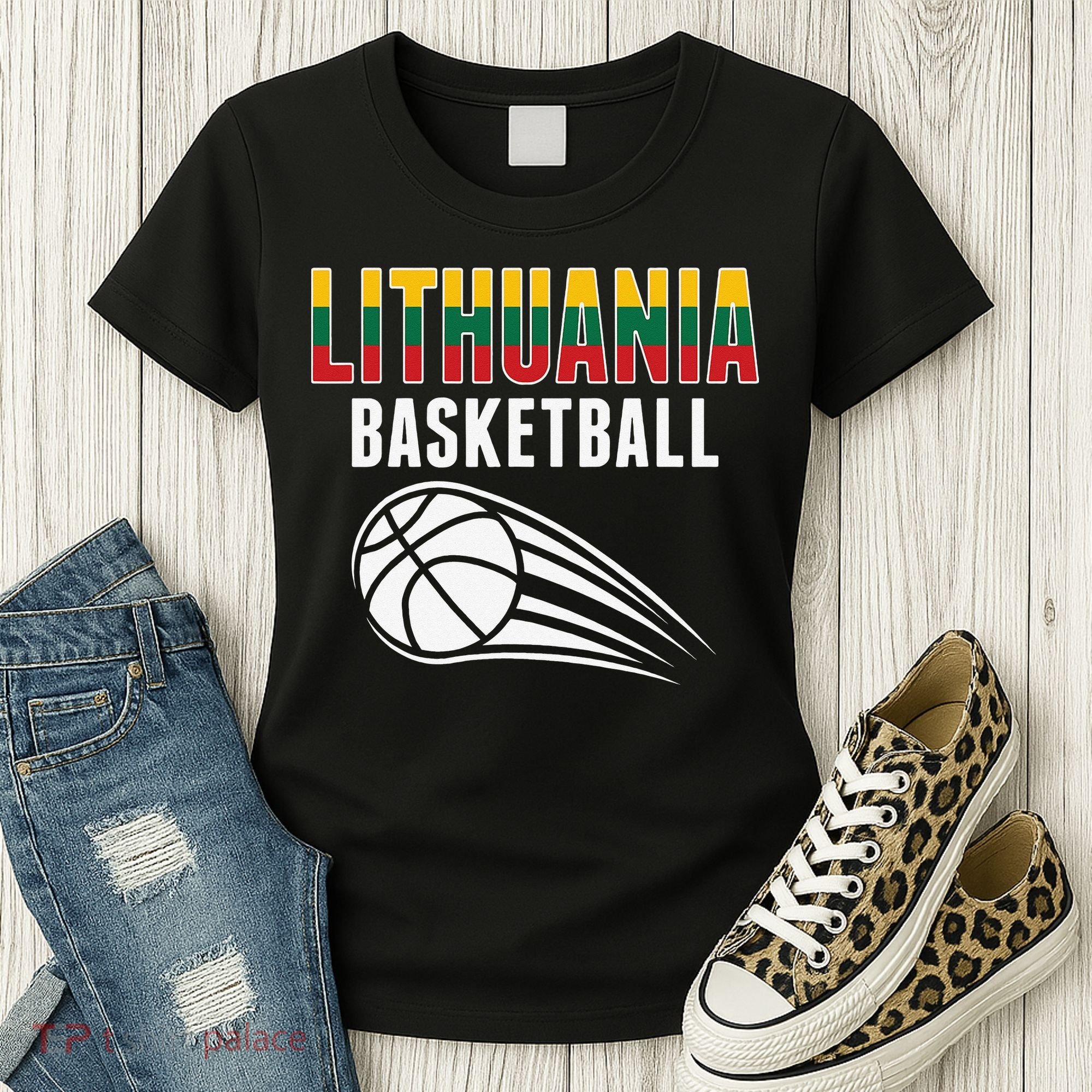 Lithuania Basketball Lovers Jersey Lithuanian Sport Fans Women's T-Shirt