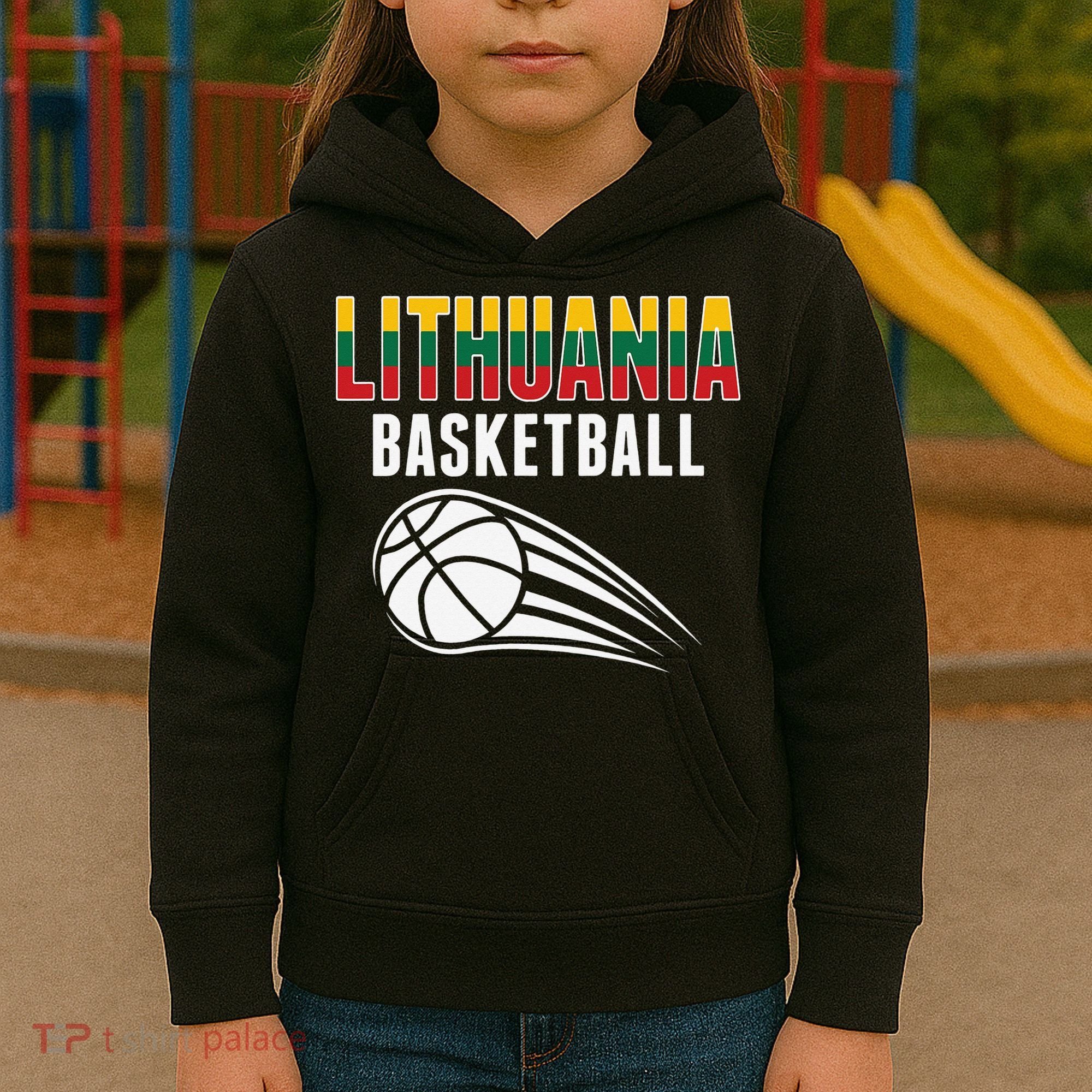 Lithuania Basketball Lovers Jersey Lithuanian Sport Fans Kids Hoodie