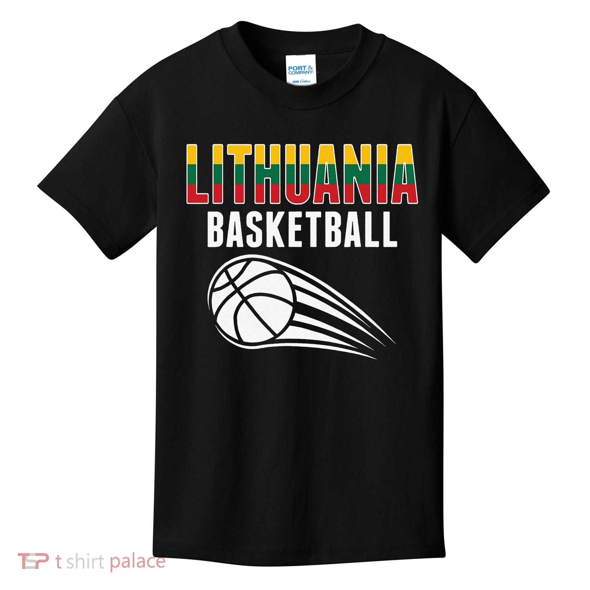 Lithuania Basketball Lovers Jersey Lithuanian Sport Fans Kids T-Shirt