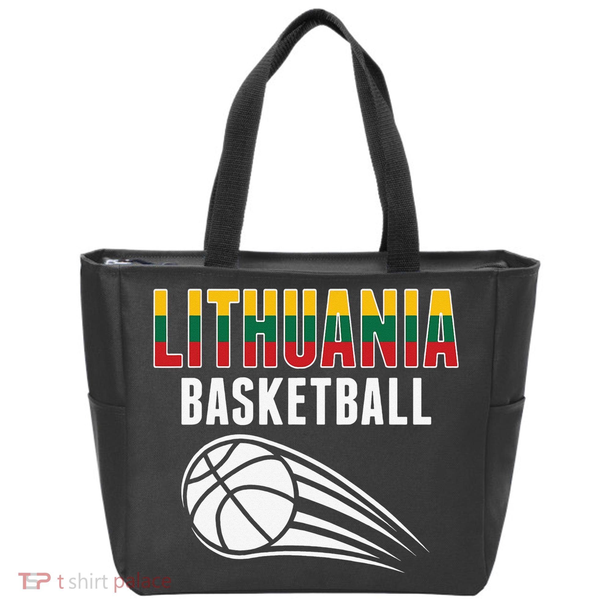 Lithuania Basketball Lovers Jersey Lithuanian Sport Fans Tote Bag