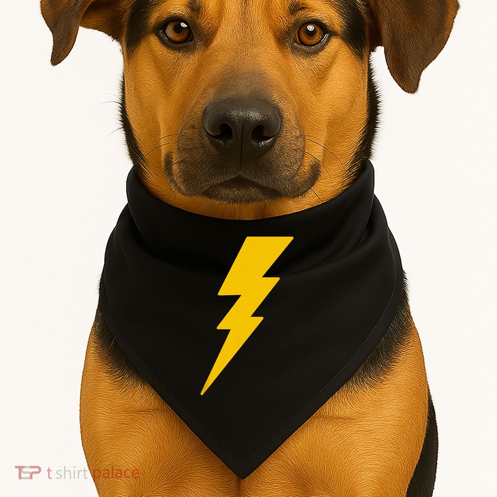 Lightning Bolt USA-Made Doggie Bandana