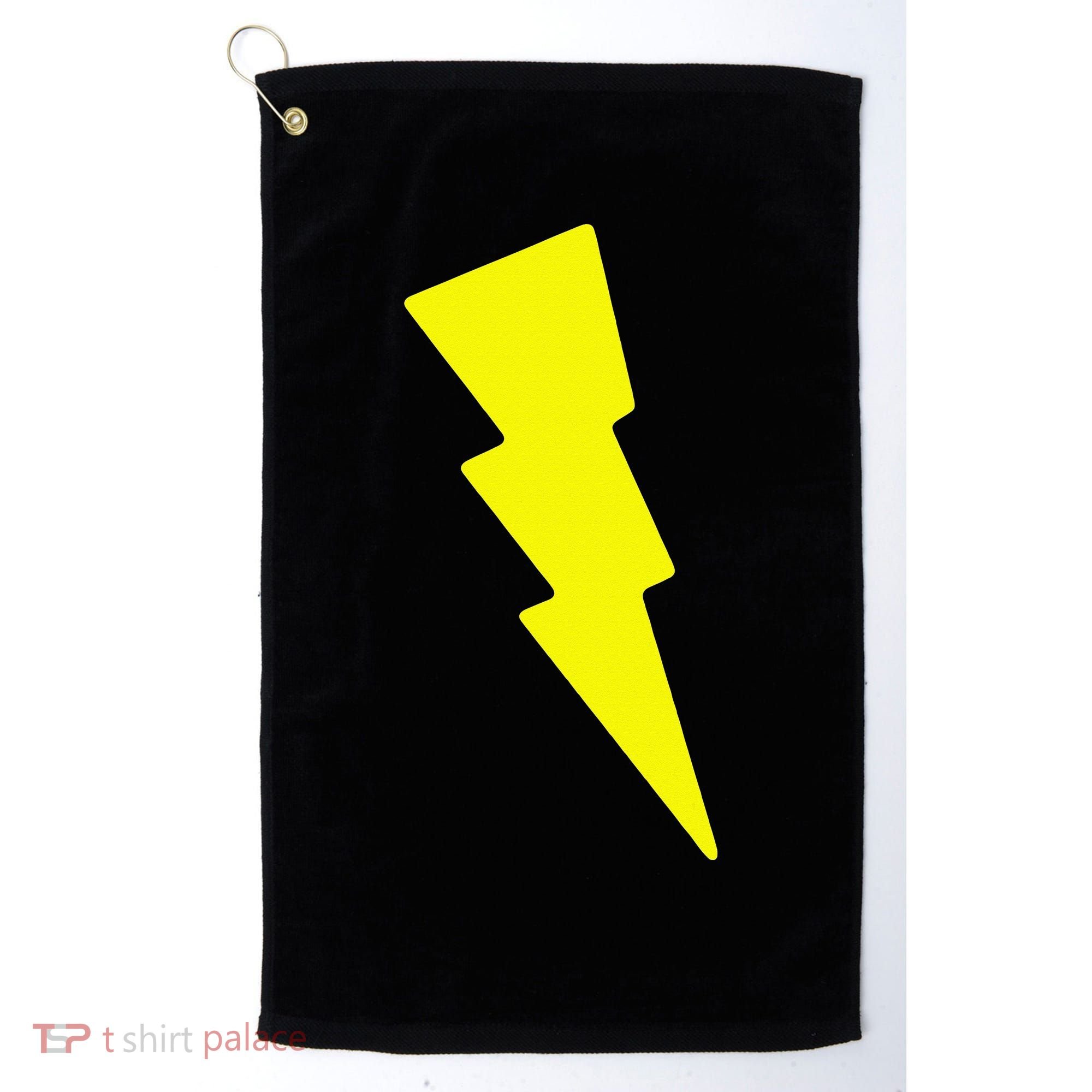Lightning Bolt Golf Towel