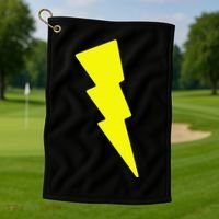 Lightning Bolt Golf Towel thumb 1