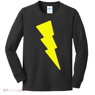 Lightning Bolt Kids Long Sleeve Shirt