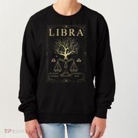 Libra Birthday Libra Horoscope Zodiac Astrology 2025 2026 Women's Sweatshirt thumb 0