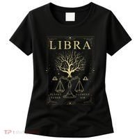 Libra Birthday Libra Horoscope Zodiac Astrology 2025 2026 Women's T-Shirt thumb 0