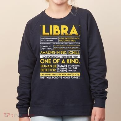 Libra Best Libra Horoscope Funny Women's Sweatshirt