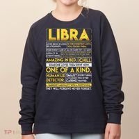 Libra Best Libra Horoscope Funny Women's Sweatshirt thumb 0