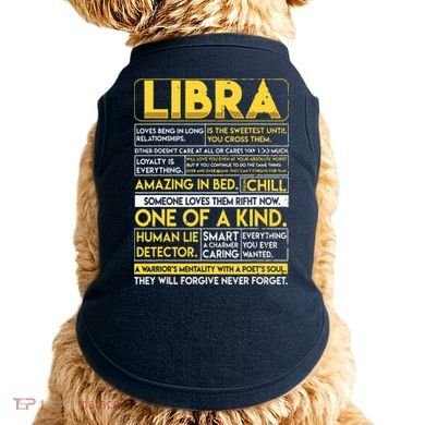 Libra Best Libra Horoscope Funny Doggie Tank