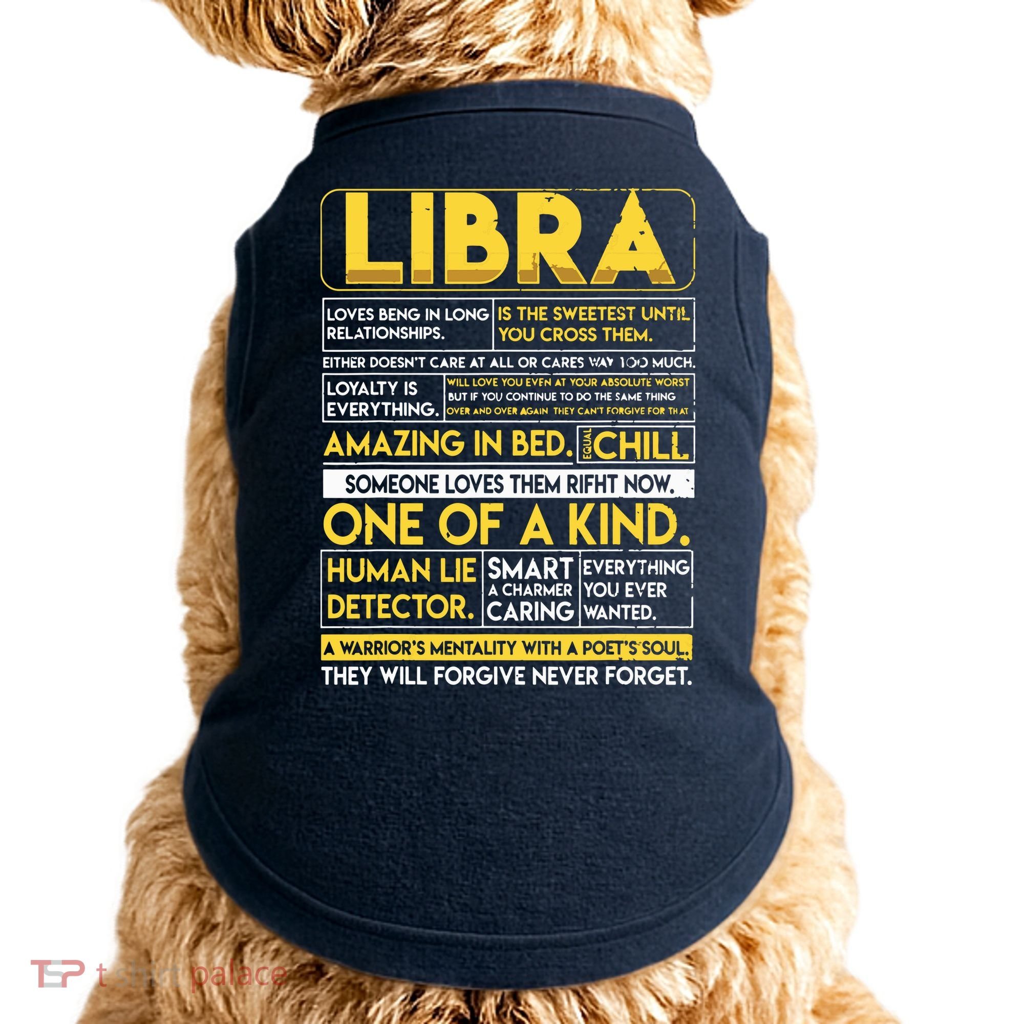 Libra Best Libra Horoscope Funny Doggie Tank