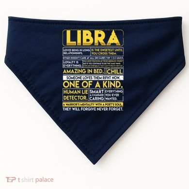 Libra Best Libra Horoscope Funny USA-Made Doggie Bandana