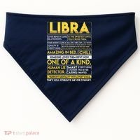 Libra Best Libra Horoscope Funny USA-Made Doggie Bandana thumb 0