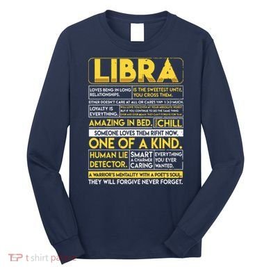 Libra Best Libra Horoscope Funny Long Sleeve Shirt