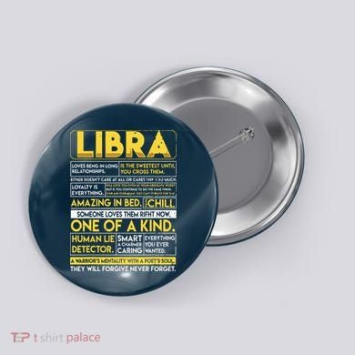 Libra Best Libra Horoscope Funny Button