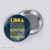 Libra Best Libra Horoscope Funny Button thumb 0