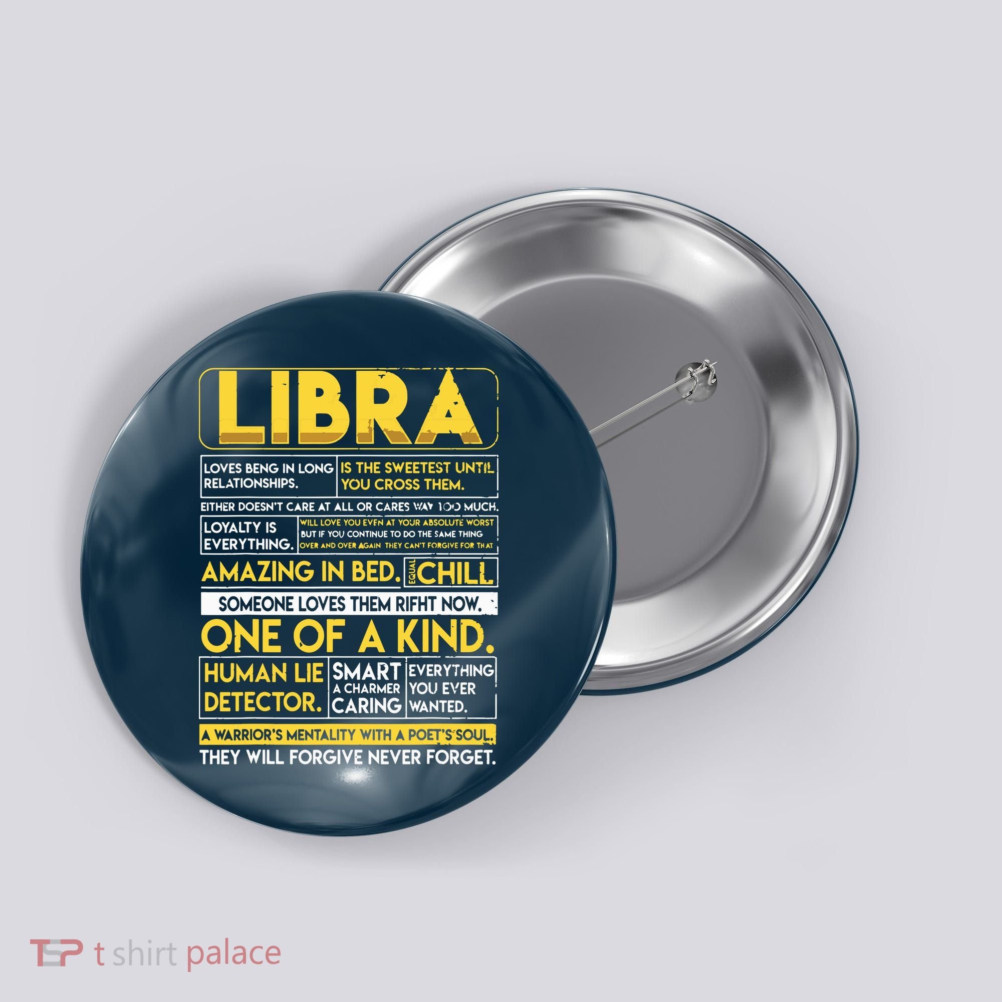 Libra Best Libra Horoscope Funny Button