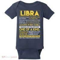 Libra Best Libra Horoscope Funny Baby Bodysuit thumb 0