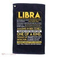 Libra Best Libra Horoscope Funny Golf Towel thumb 0