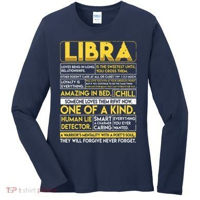 Libra Best Libra Horoscope Funny Women's Long Sleeve Shirt