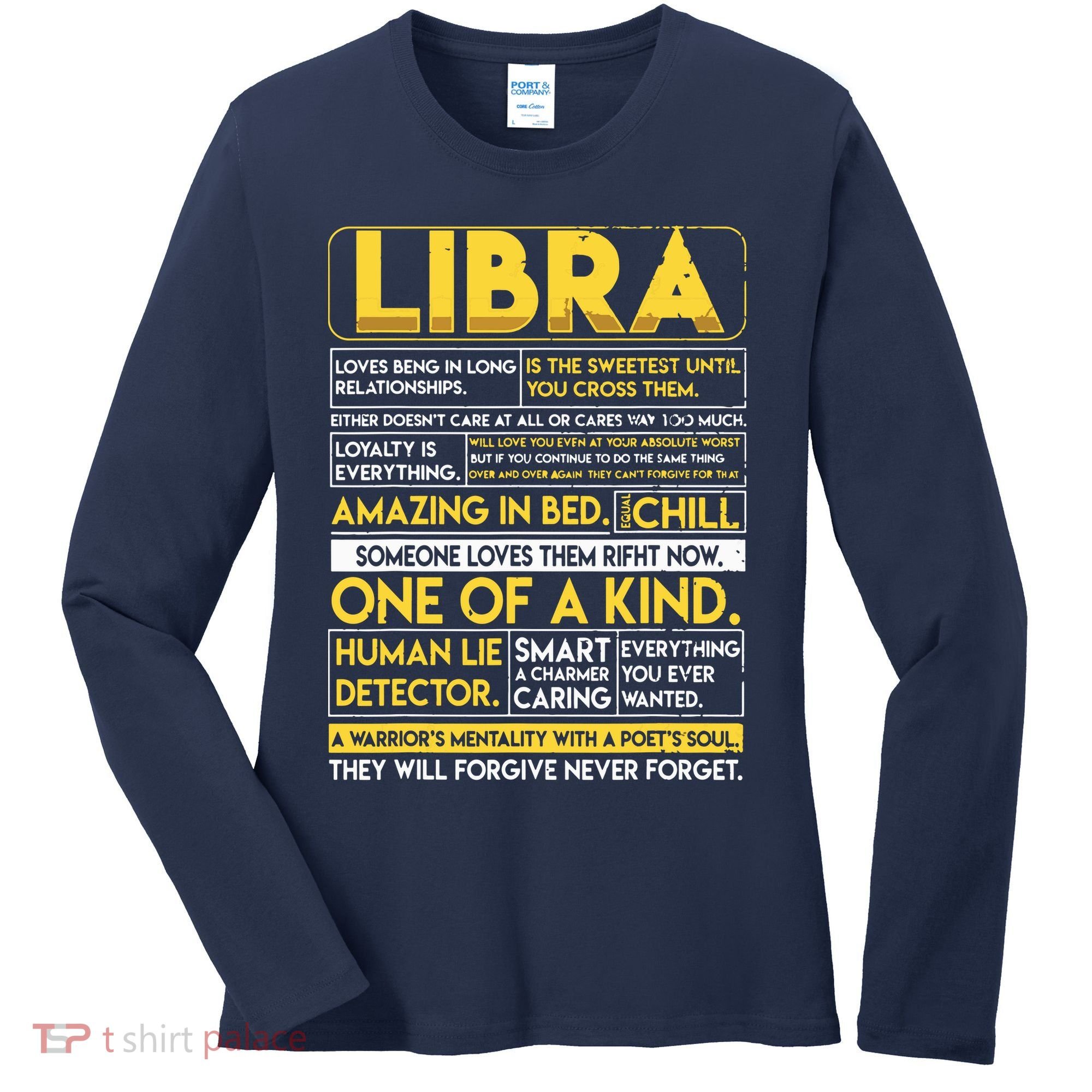 Libra Best Libra Horoscope Funny Women's Long Sleeve Shirt