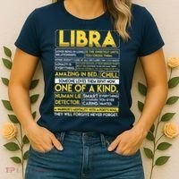 Libra Best Libra Horoscope Funny Women's T-Shirt thumb 2