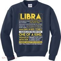 Libra Best Libra Horoscope Funny Kids Sweatshirt thumb 0