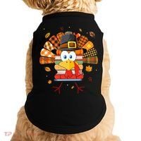 Librarian Book Lover Reader Funny Turkey Thanksgiving Fall Doggie Tank thumb 0