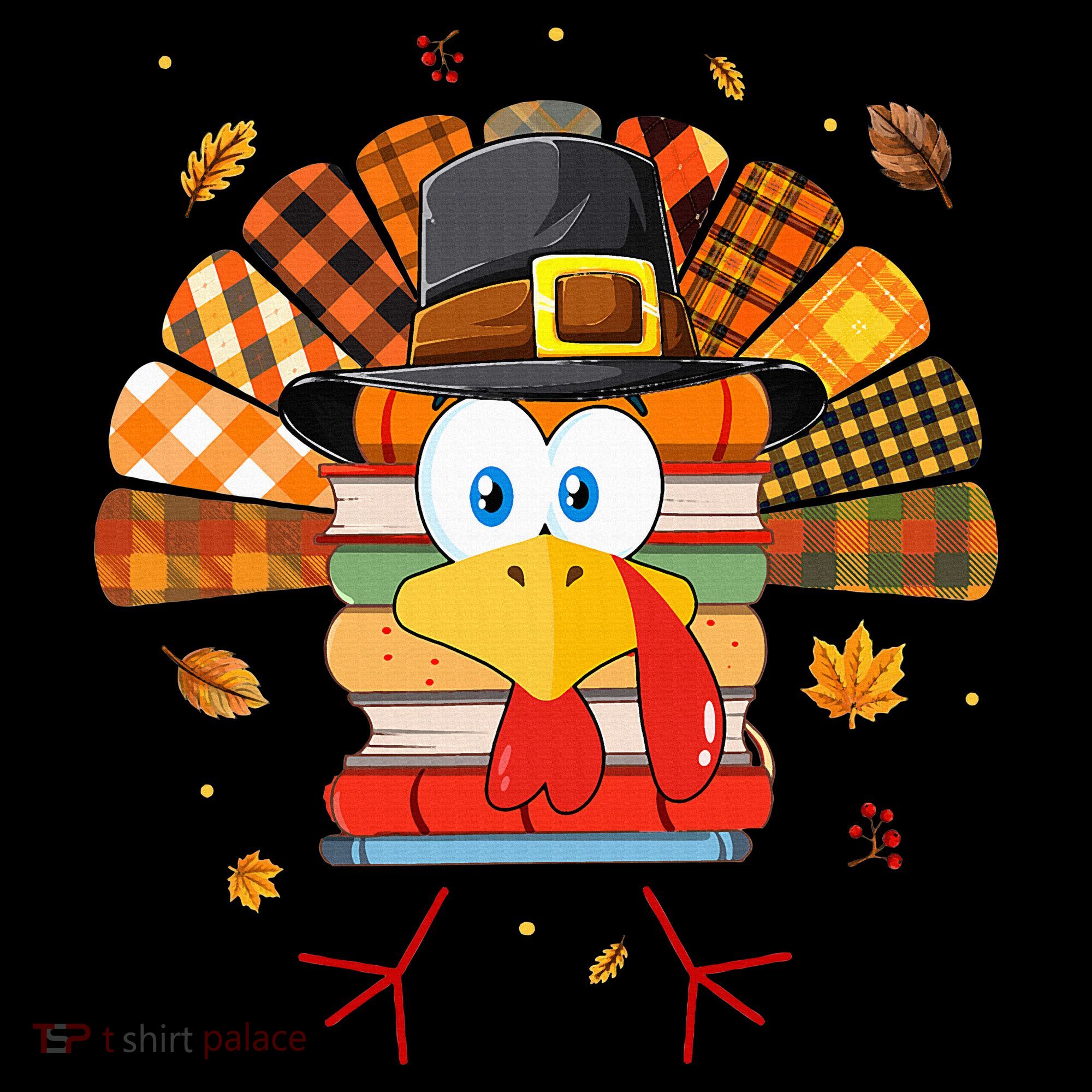 Librarian Book Lover Reader Funny Turkey Thanksgiving Fall Backpack