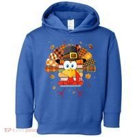 Librarian Book Lover Reader Funny Turkey Thanksgiving Fall Toddler Hoodie thumb 0