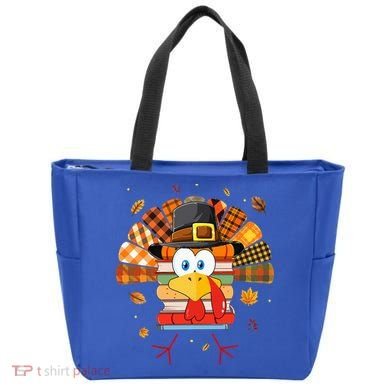 Librarian Book Lover Reader Funny Turkey Thanksgiving Fall Tote Bag