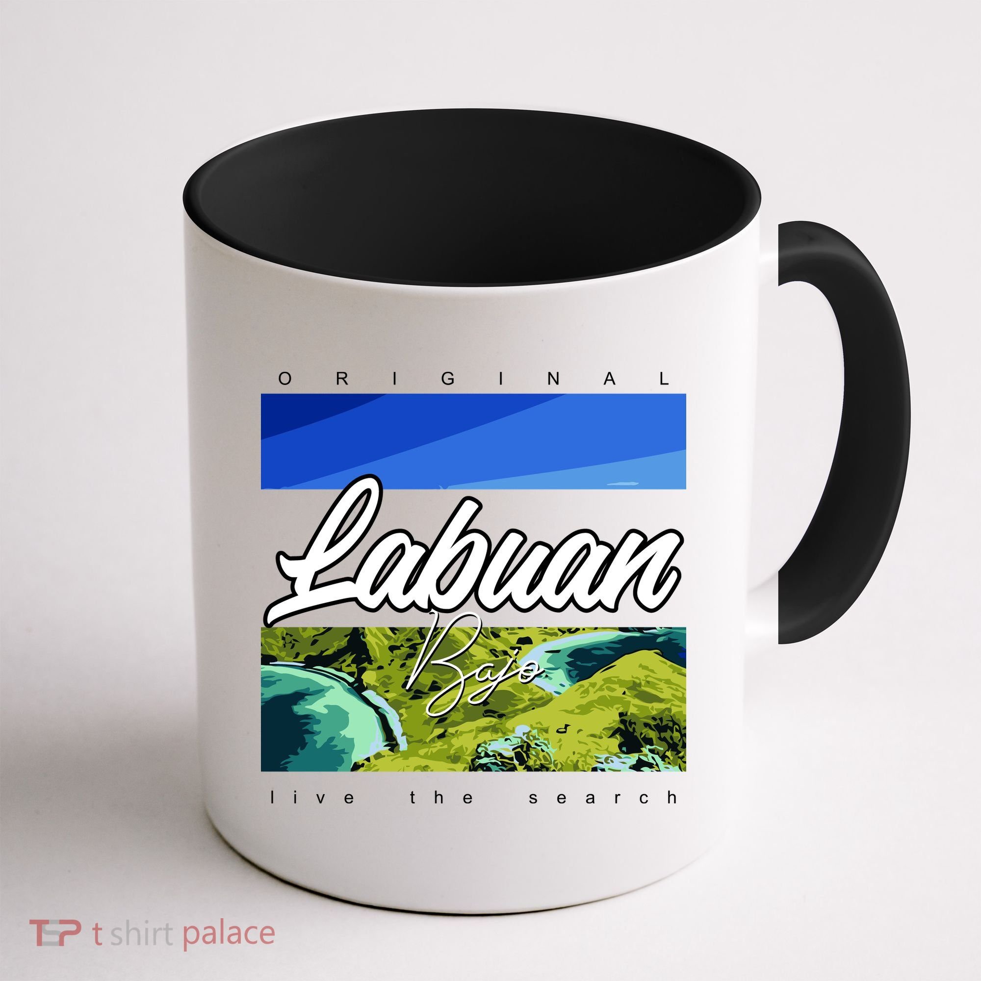 Labuan Bajo Live The Search Coffee Mug