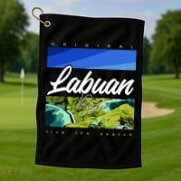 Labuan Bajo Live The Search Golf Towel thumb 1