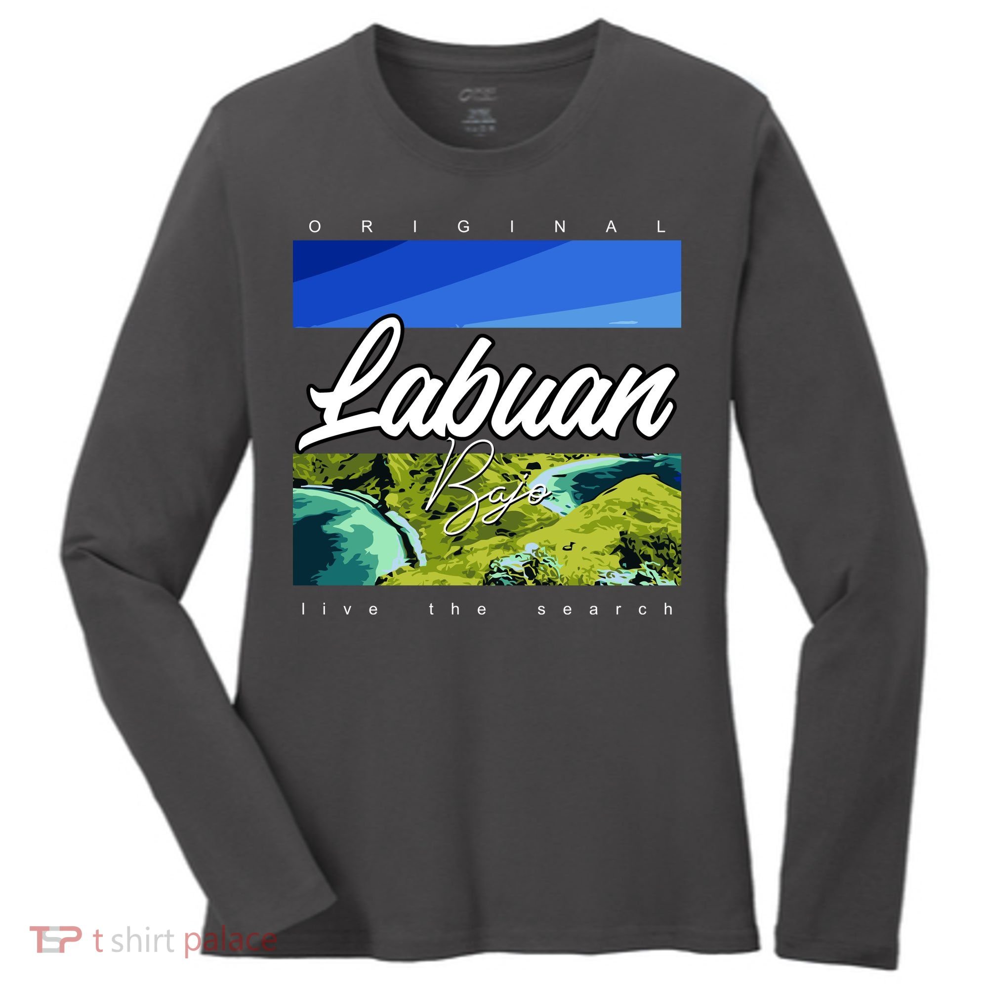 Labuan Bajo Live The Search Women's Long Sleeve Shirt